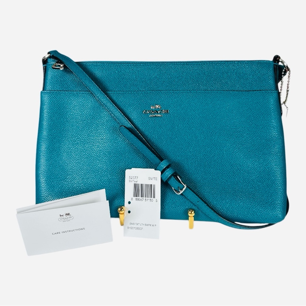 Coach Leather Swing Pack Crossbody LIKE NEW - Picture 13 of 15